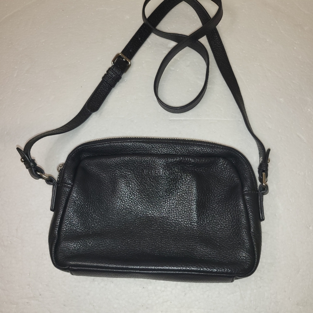 Atelier Noir leather crossbody bag